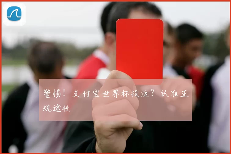 警惕!支付宝世界杯投注?认准正规途径